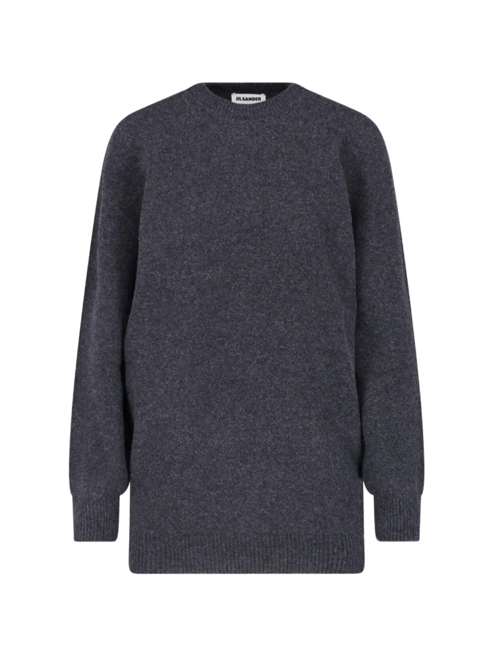 Jil Sander ribbed-trim sweater - Black
