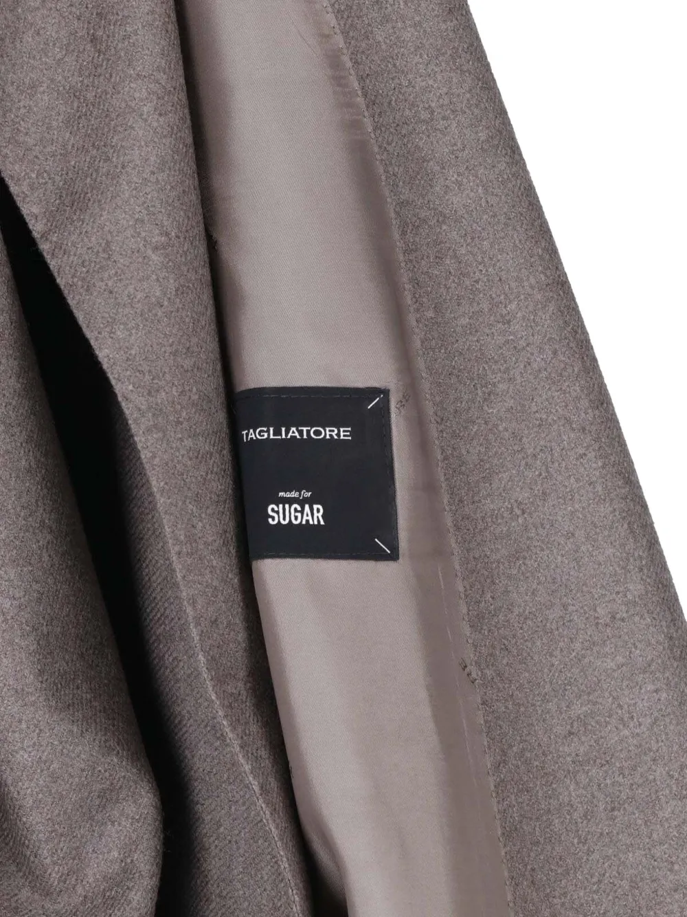 Tagliatore Jasmine blazer met dubbele rij knopen en puntige revers Grijs