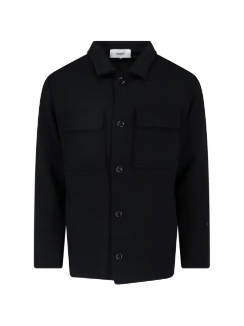 Lardini button-up wool shirt