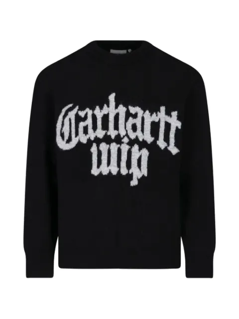 Carhartt WIP logo-intarsia sweater