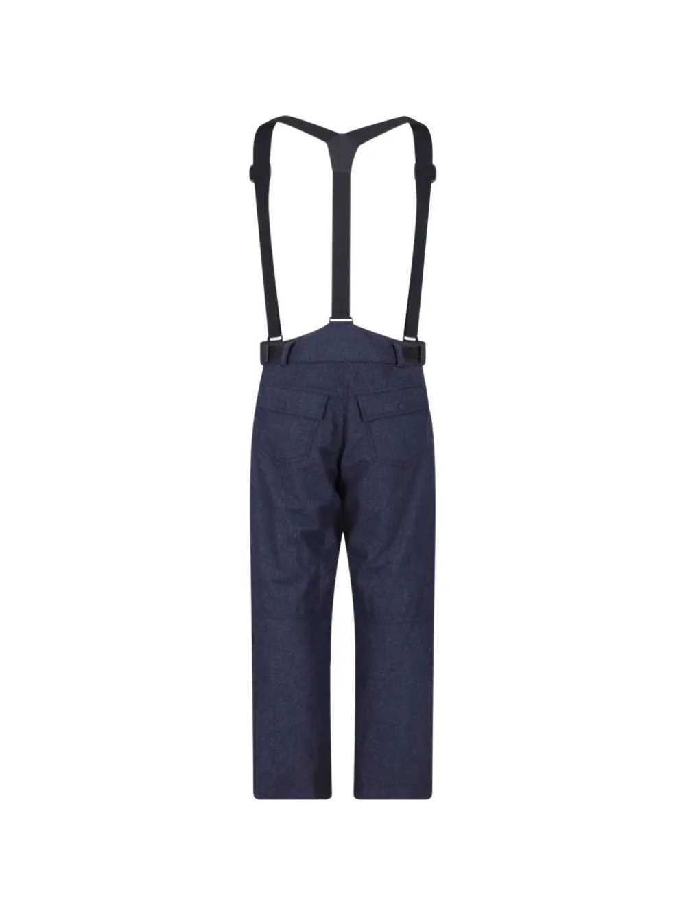 Moncler Grenoble detachable braces ski bib Blauw