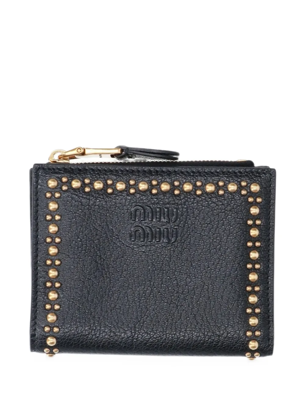 Miu Miu small leather wallet - Schwarz