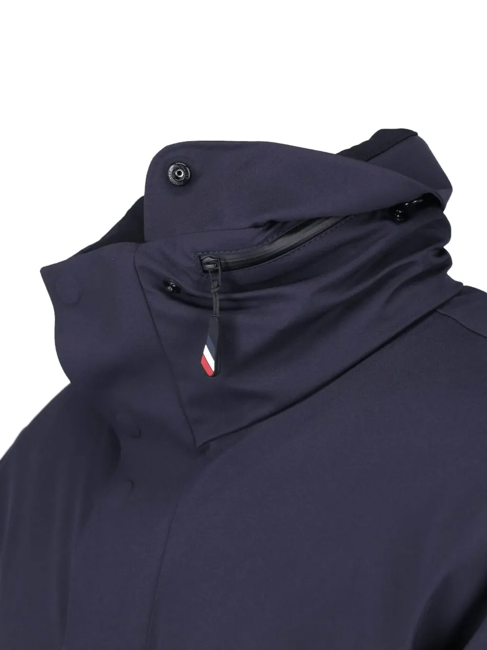 Moncler Grenoble hooded padded ski jacket Blauw