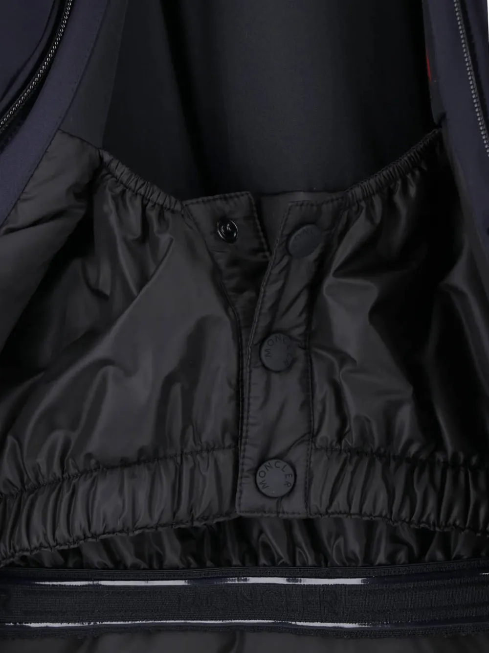 Moncler Grenoble hooded padded ski jacket Blauw