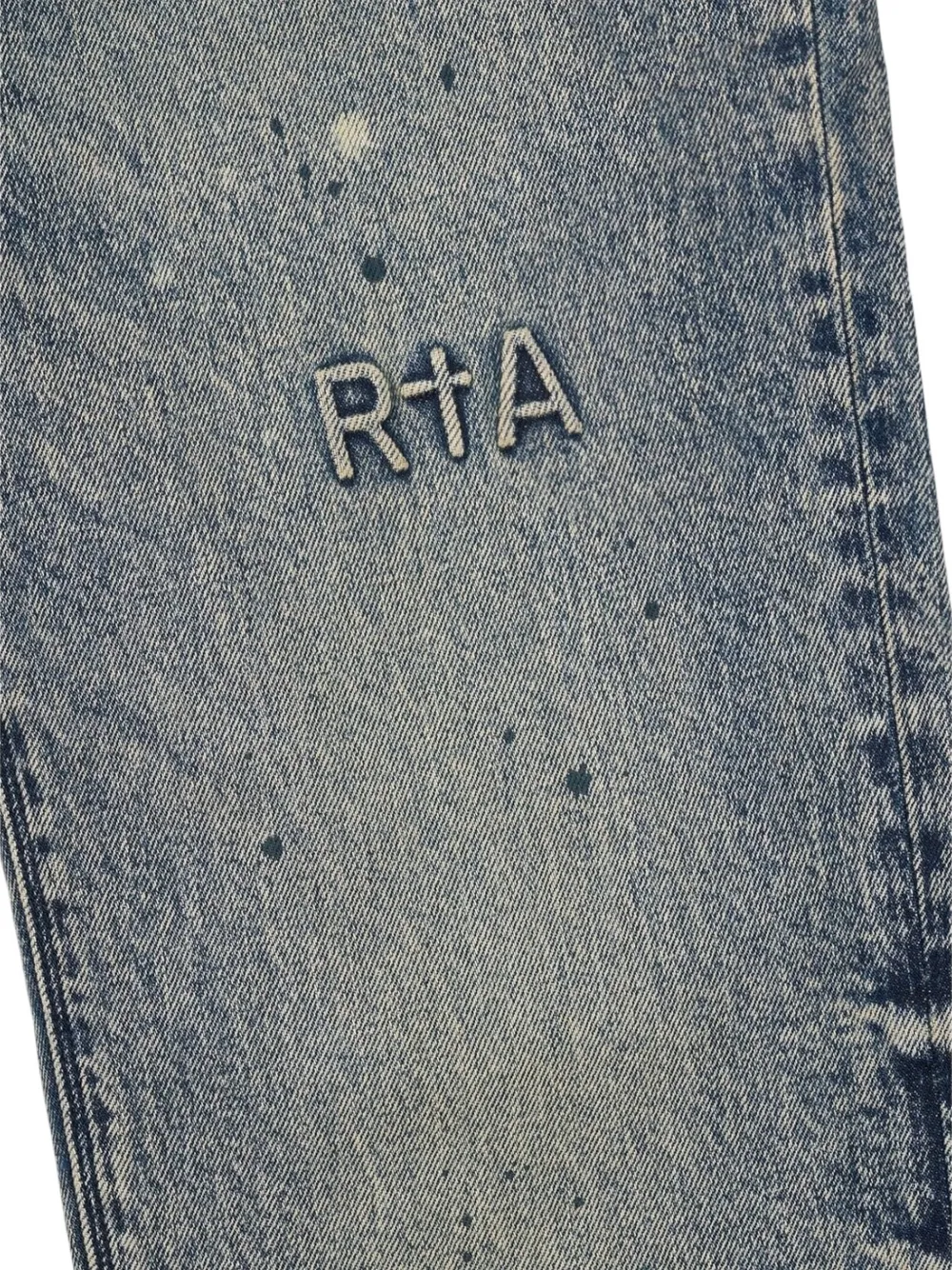 RTA Haru jeans met verfspatten Blauw