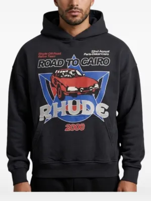 SAINT MXXXXXX Printed Hoodie | Blue | FARFETCH
