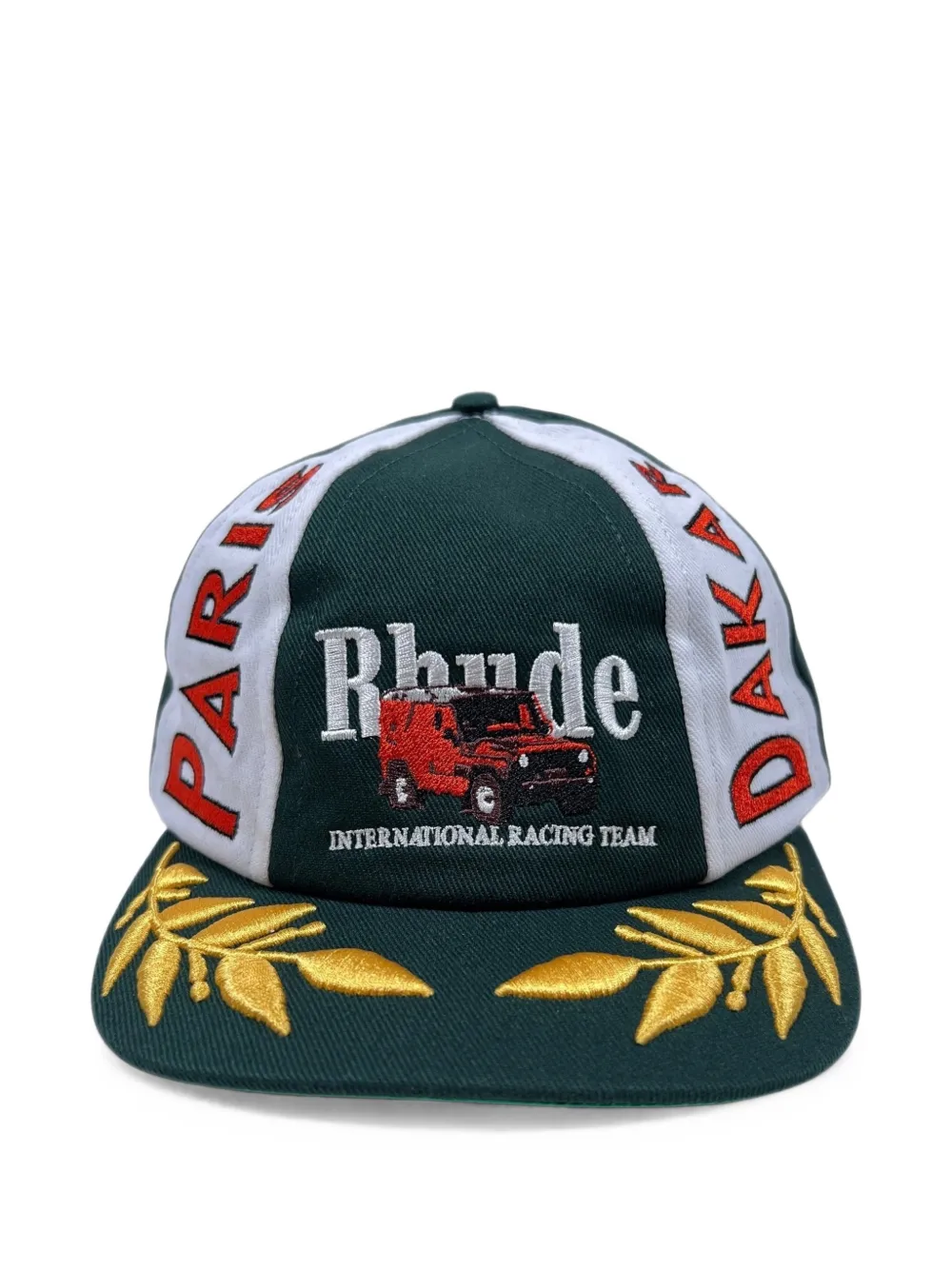 RHUDE Paris-Dakar Intl Race Team honkbalpet Groen