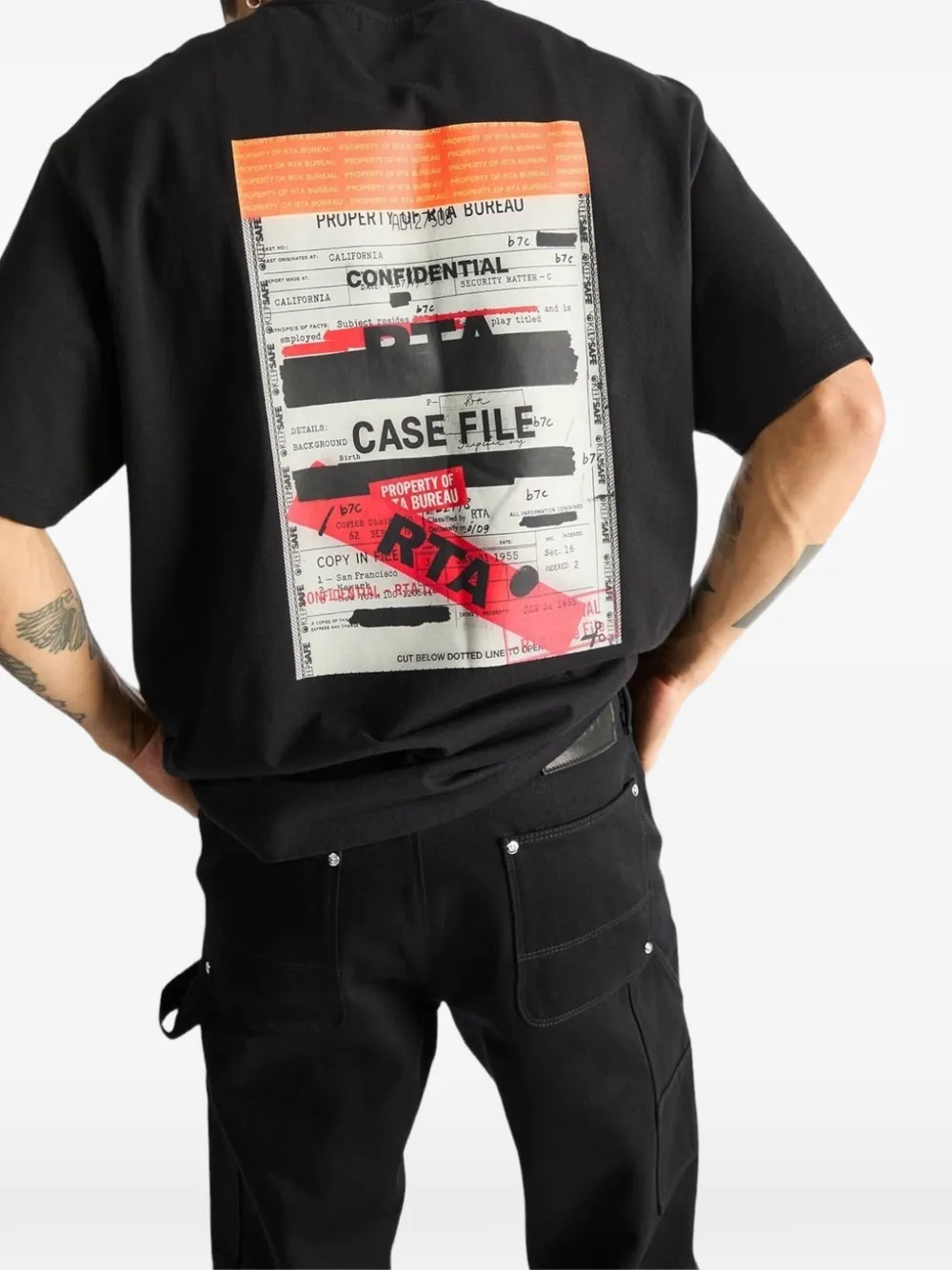 RTA Colin T-shirt Zwart