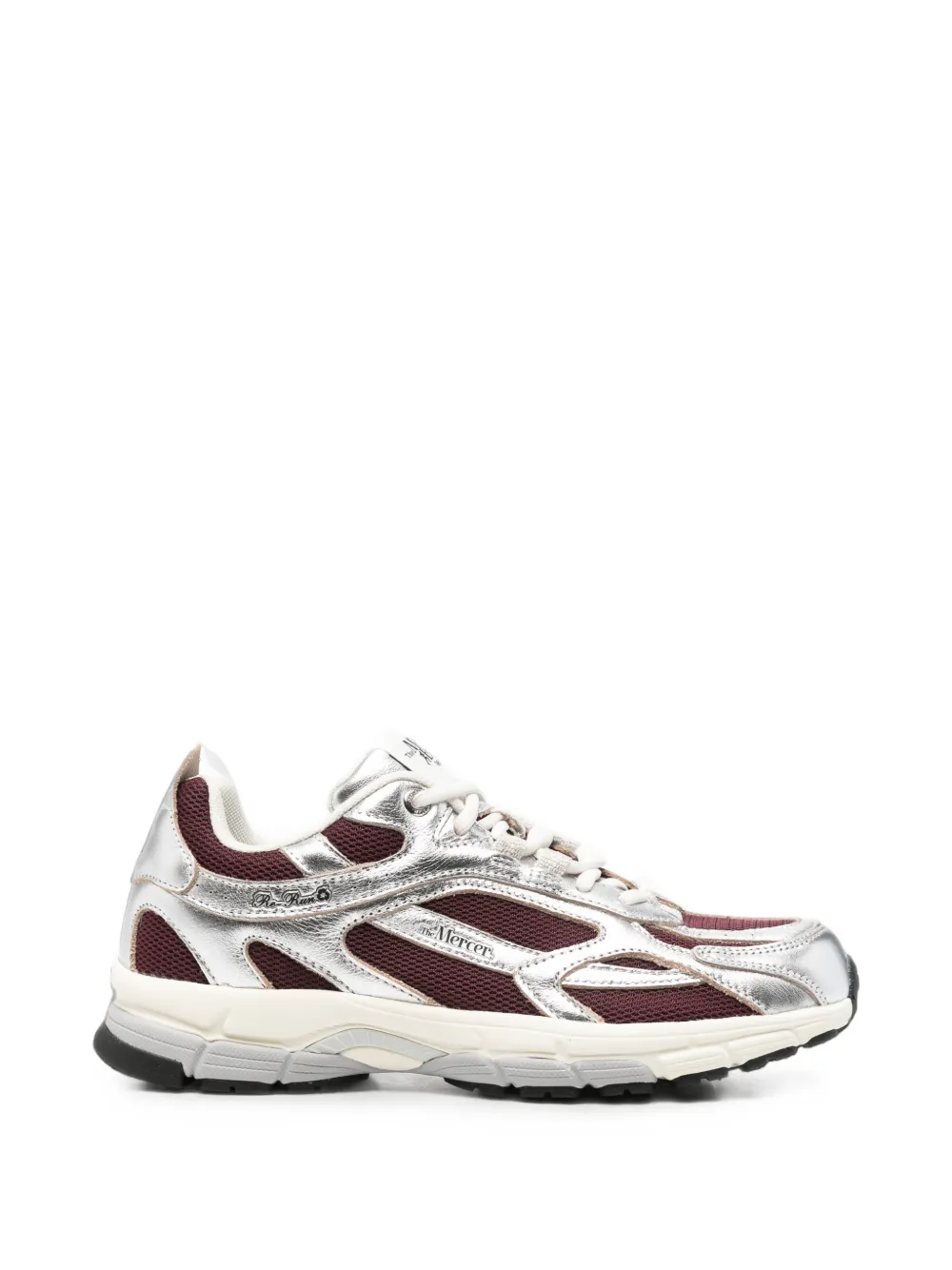 The Mercer Brand Re-Run metallic leather sneakers