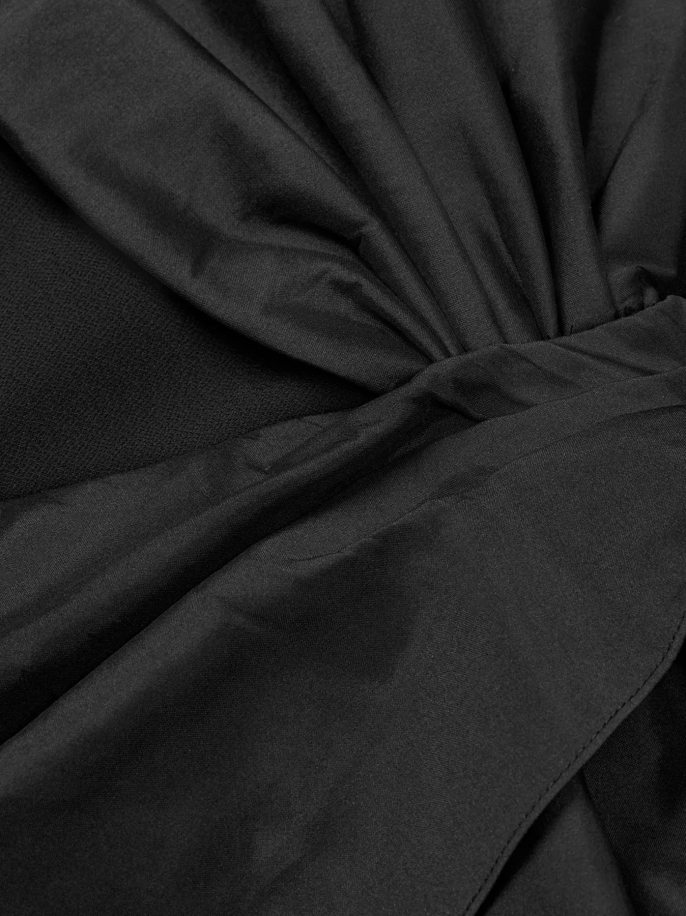ROTATE BIRGER CHRISTENSEN Bustier jurk met strikdetail Zwart