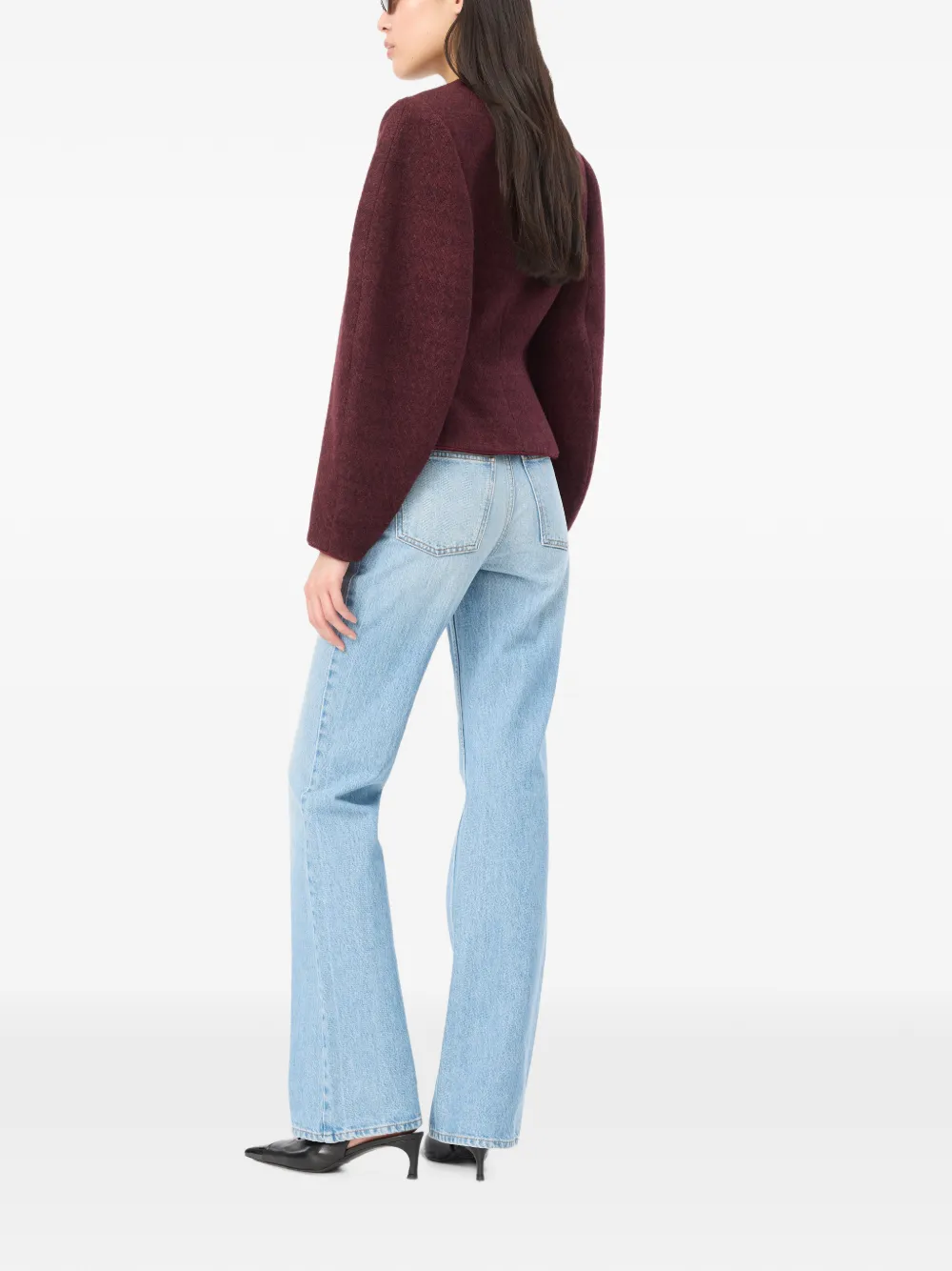 ROTATE BIRGER CHRISTENSEN Jack met cocon mouwen Rood
