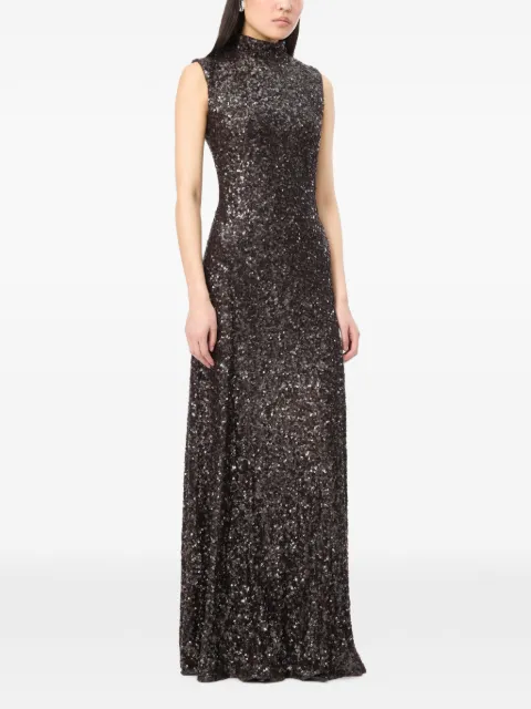ROTATE BIRGER CHRISTENSEN robe longue évasée à sequins