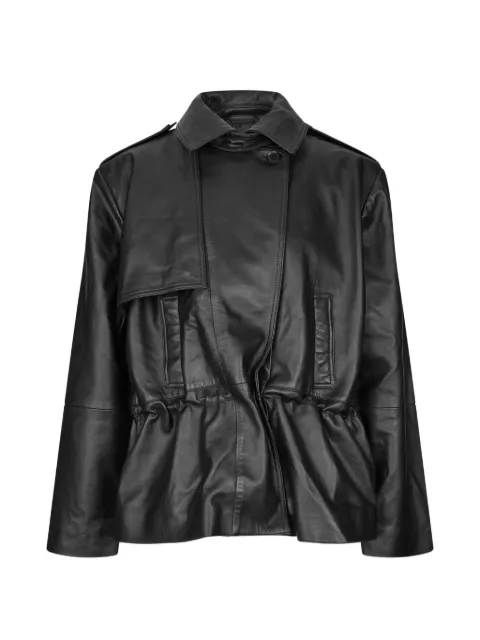 ROTATE BIRGER CHRISTENSEN peplum leather jacket