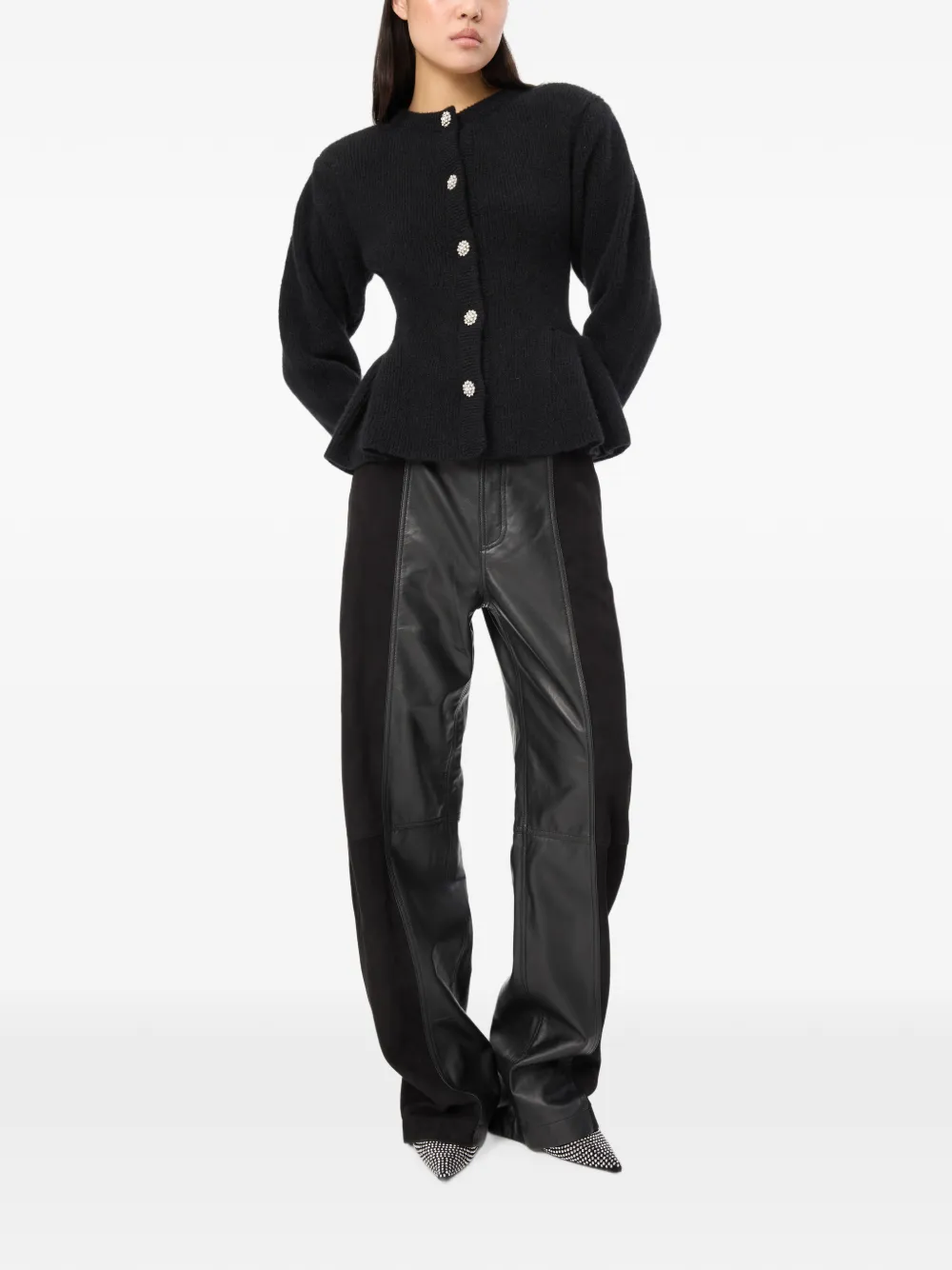 ROTATE BIRGER CHRISTENSEN Gebreid vest Zwart