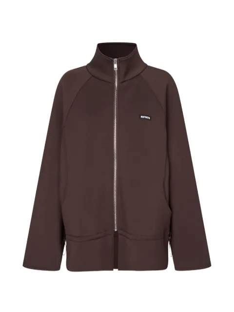 ROTATE BIRGER CHRISTENSEN logo-patch zip-up jacket