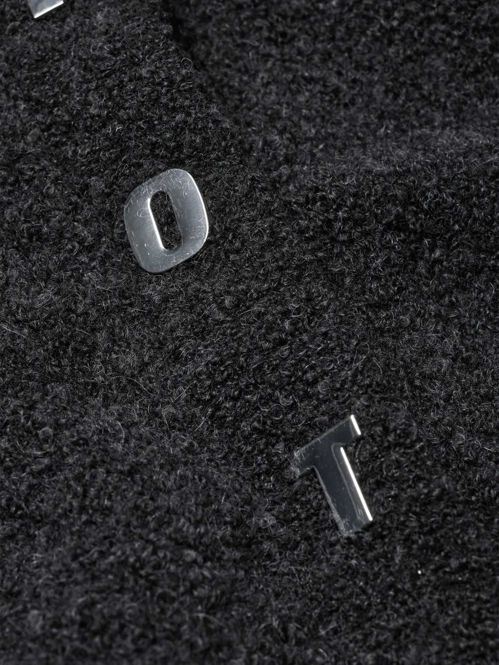 ROTATE BIRGER CHRISTENSEN Vest met knopen met logo Zwart