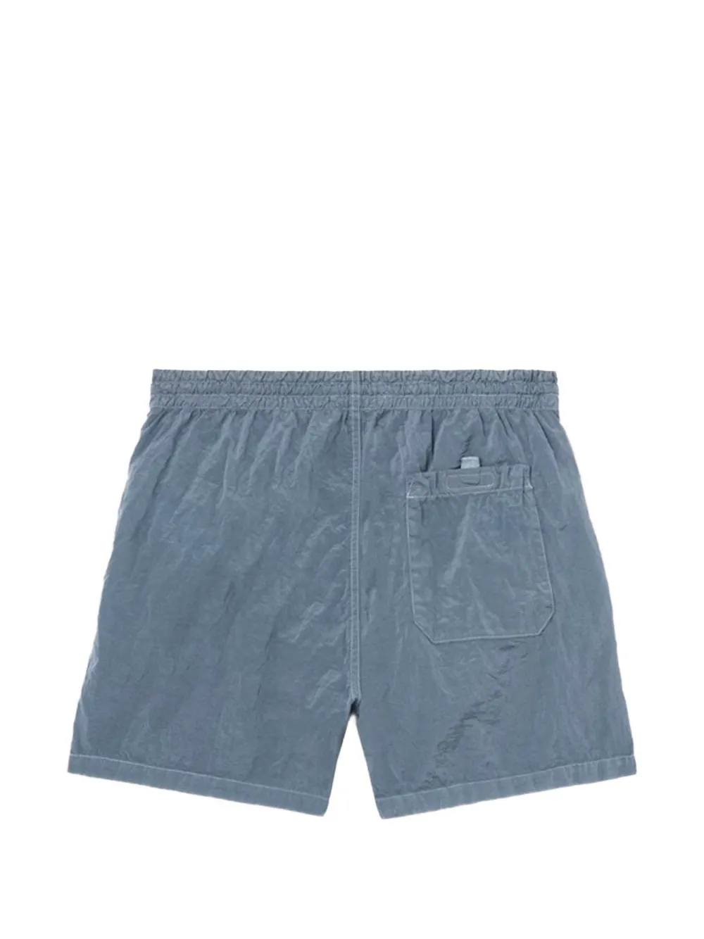Stone Island Junior Zwembroek met patch Blauw