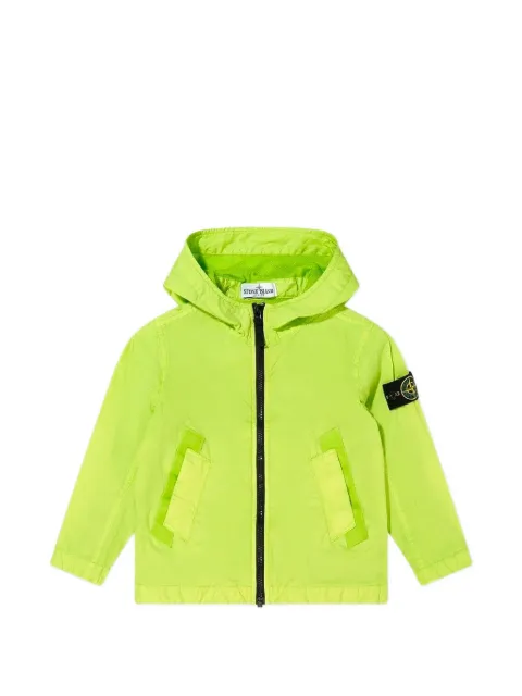 Stone Island Junior Compass Patch hooded jacket