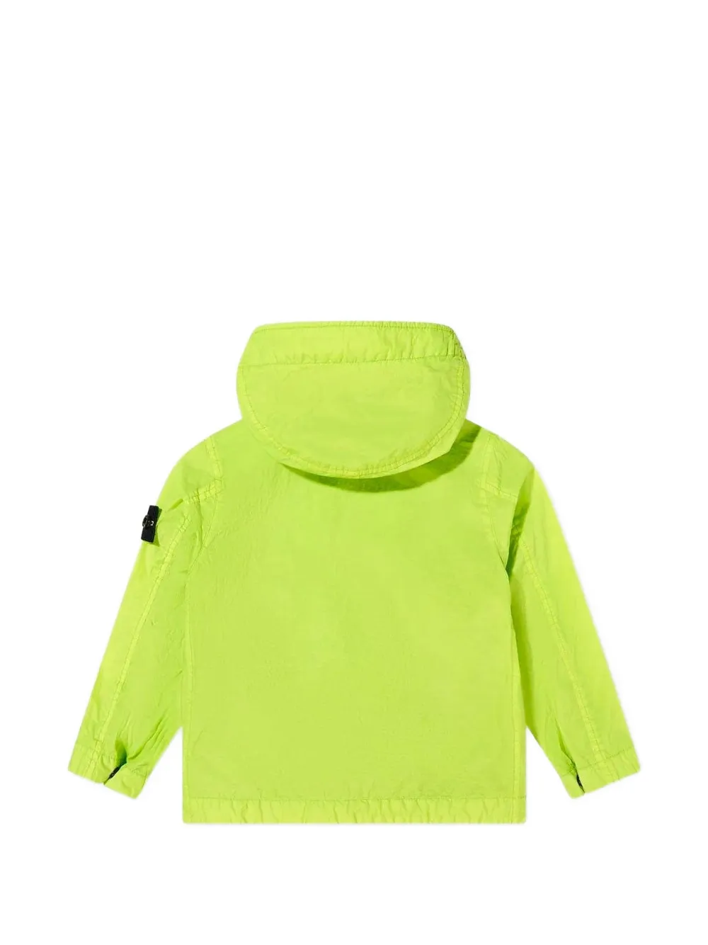 Stone Island Junior Jack met capuchon en Compass-logopatch Groen