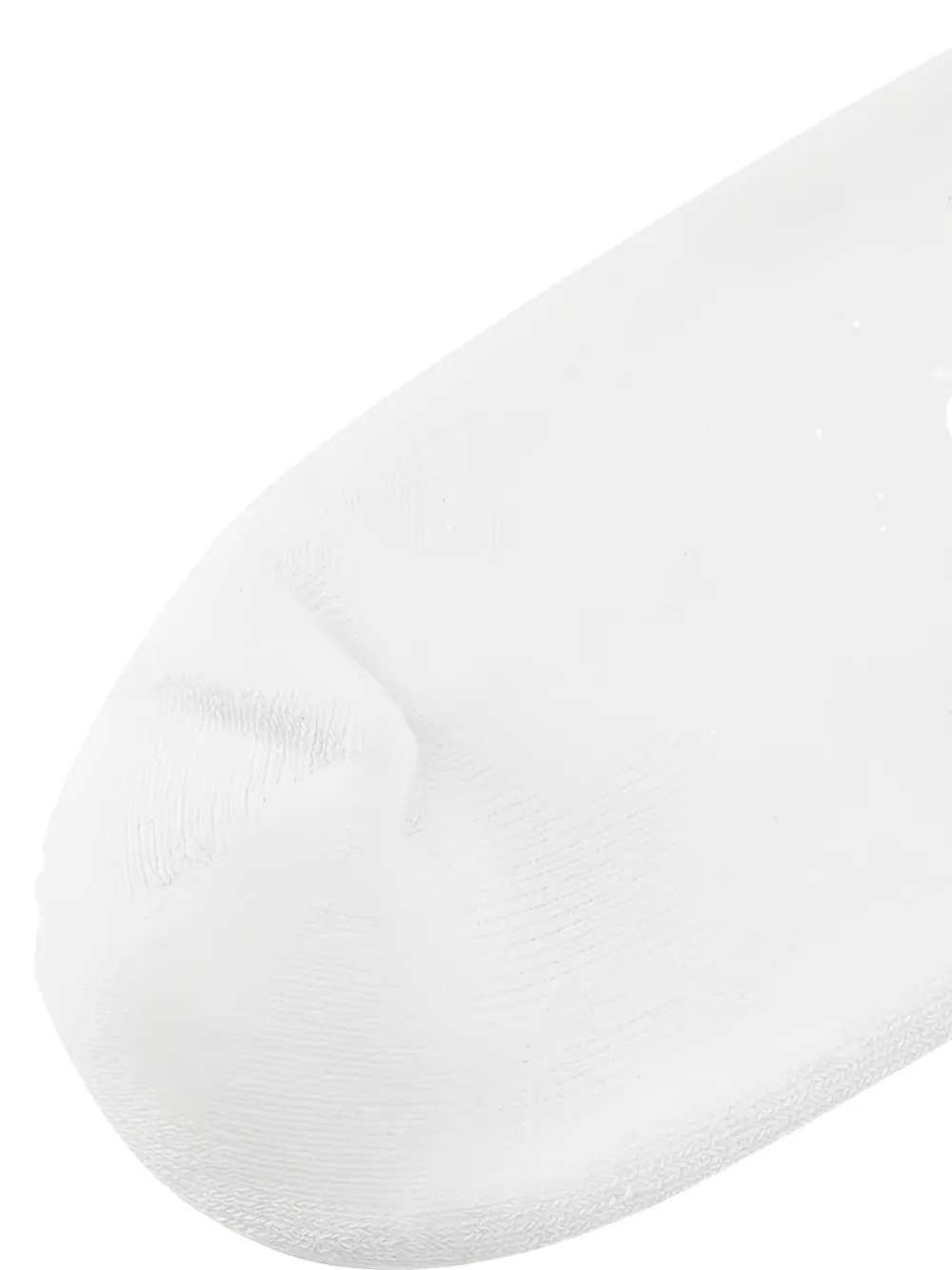 EVISU Geribbelde sokken met logoprint Wit