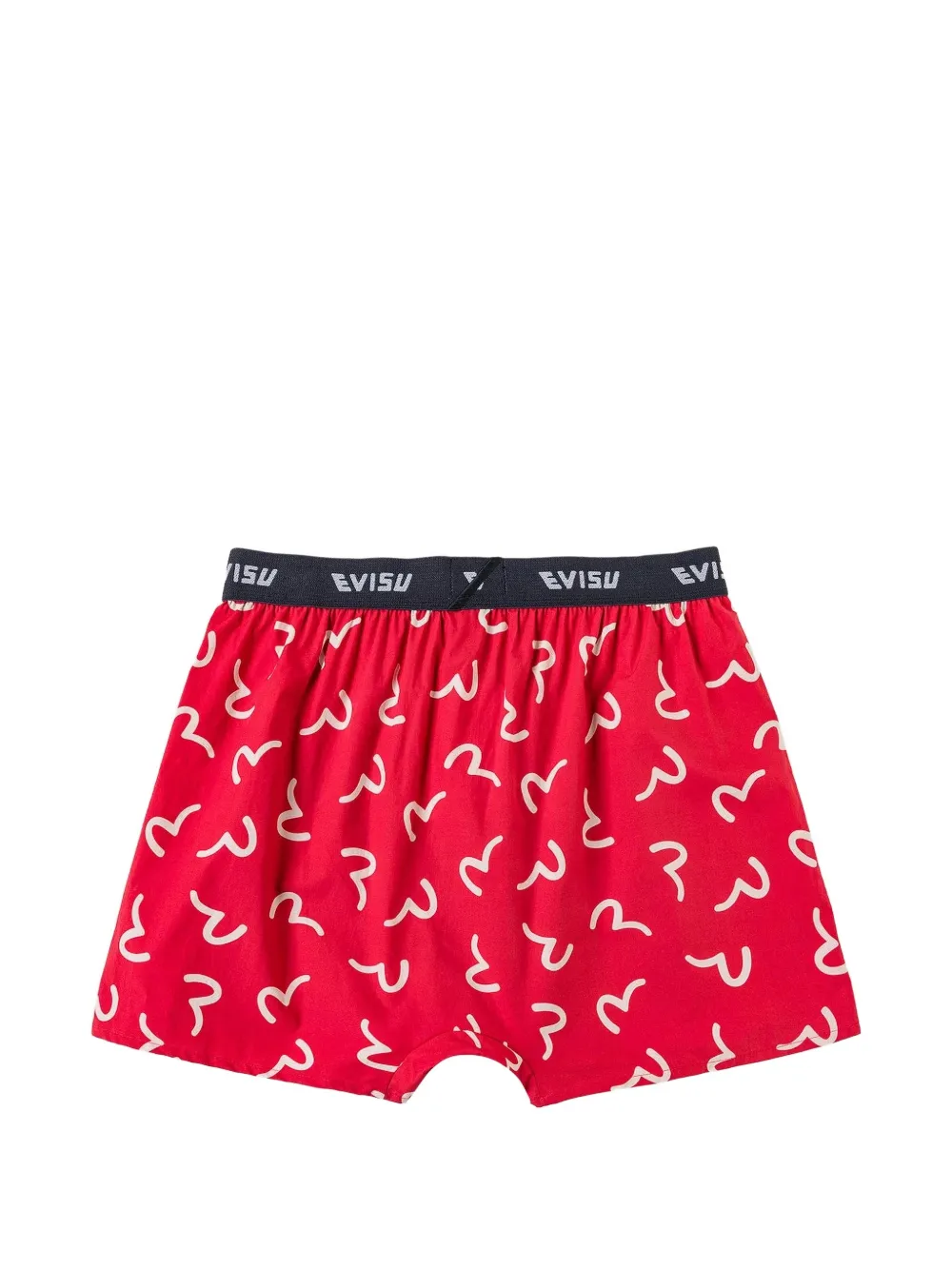 EVISU Boxershorts met zeemeeuw-print Rood