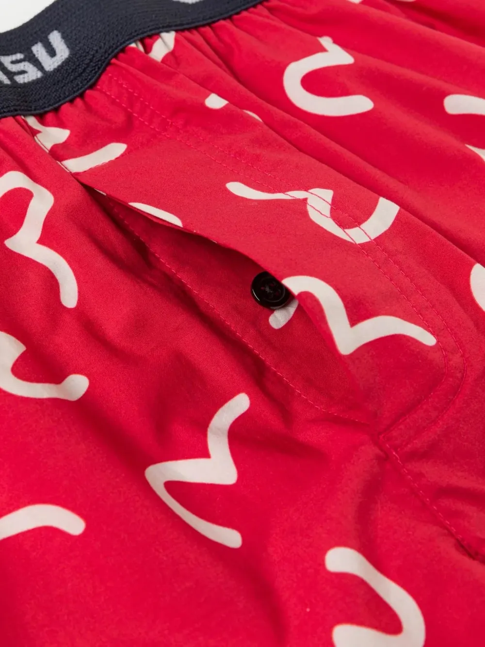 EVISU Boxershorts met zeemeeuw-print Rood