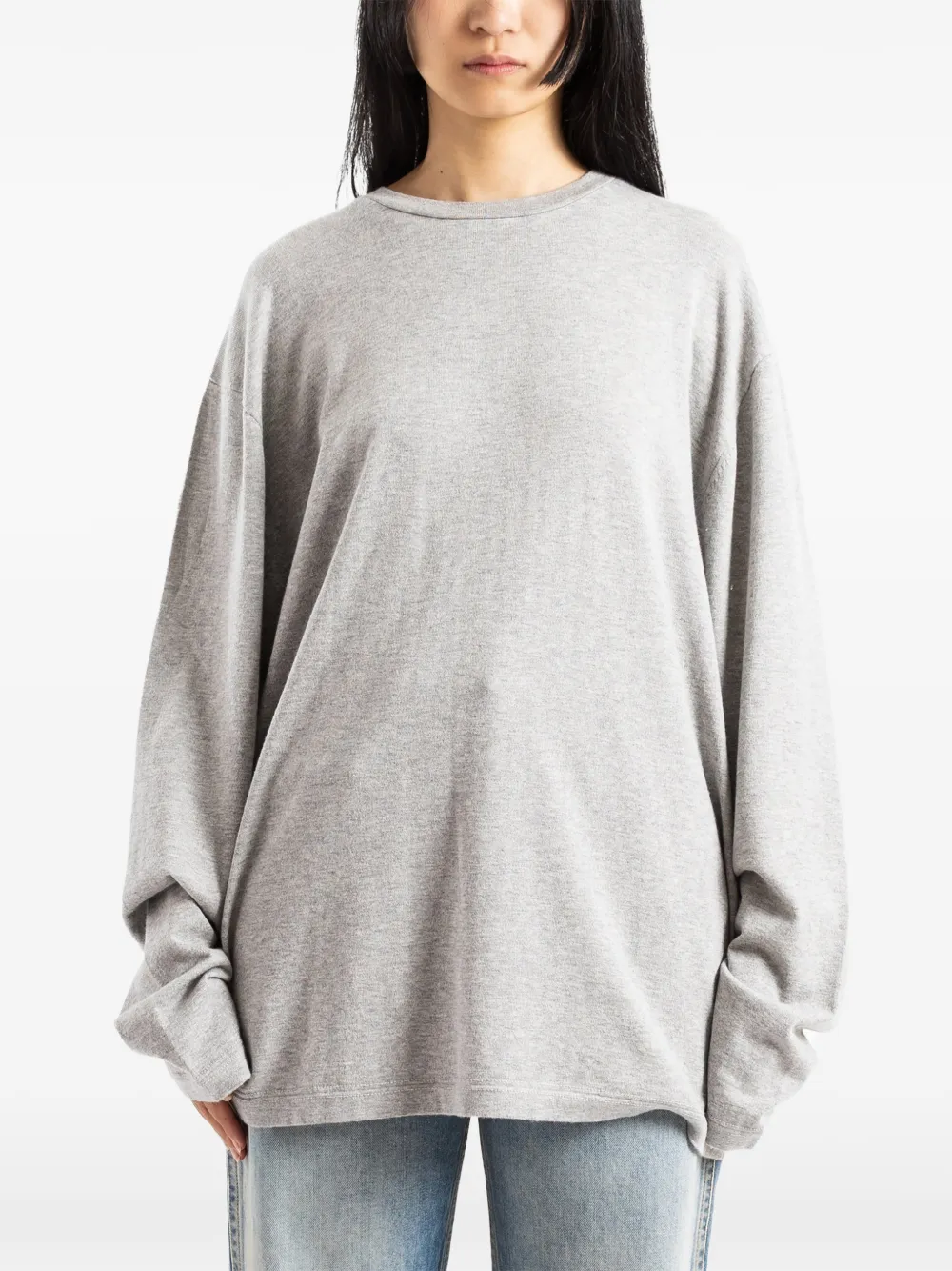 extreme cashmere N°452 Rock long-sleeved t-shirt