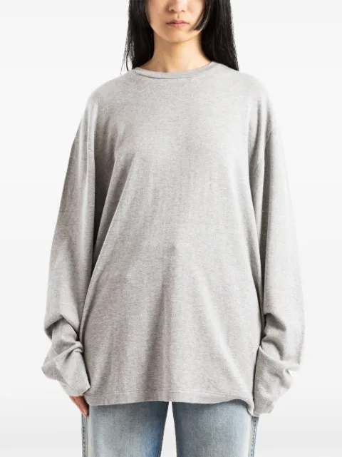 extreme cashmere N°452 Rock long-sleeved t-shirt