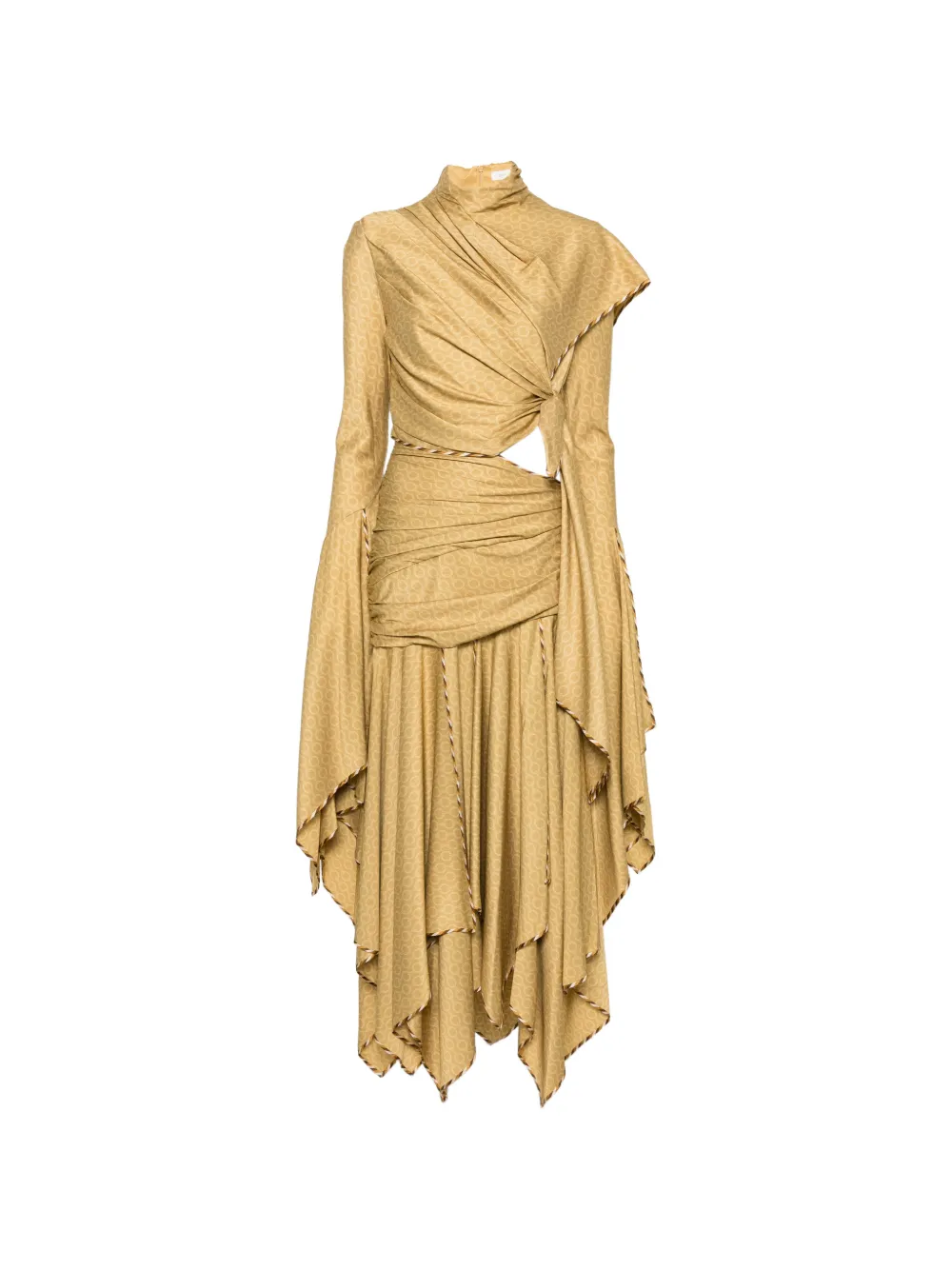 ZIMMERMANN Asymmetrische jurk Geel