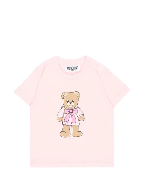Moschino Kids Teddy Bear print T-shirt