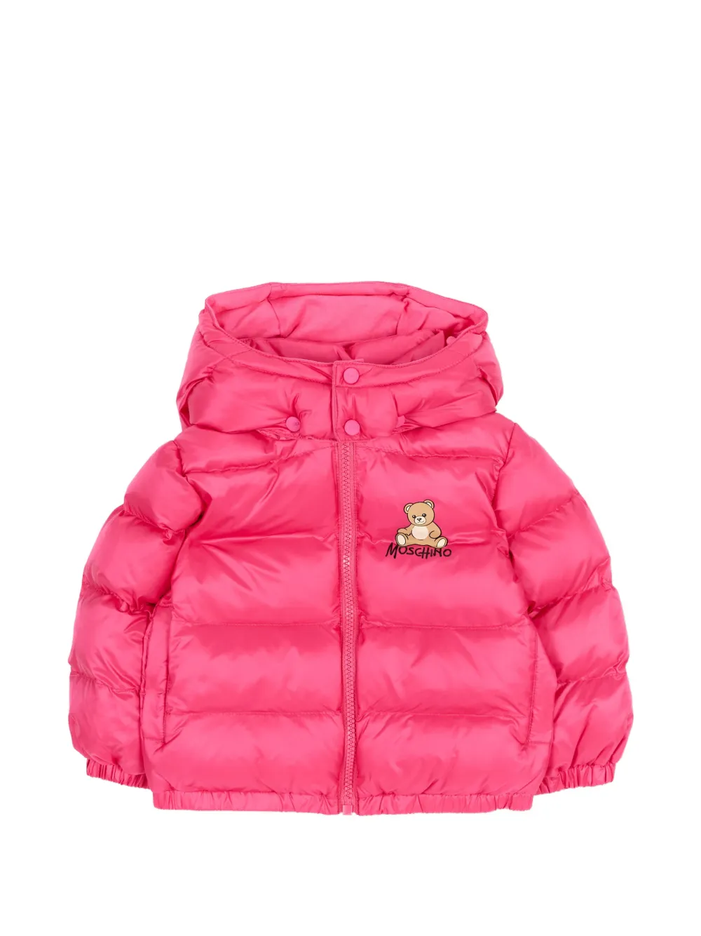Moschino Kids Teddy Bear puffer jacket - Rosa