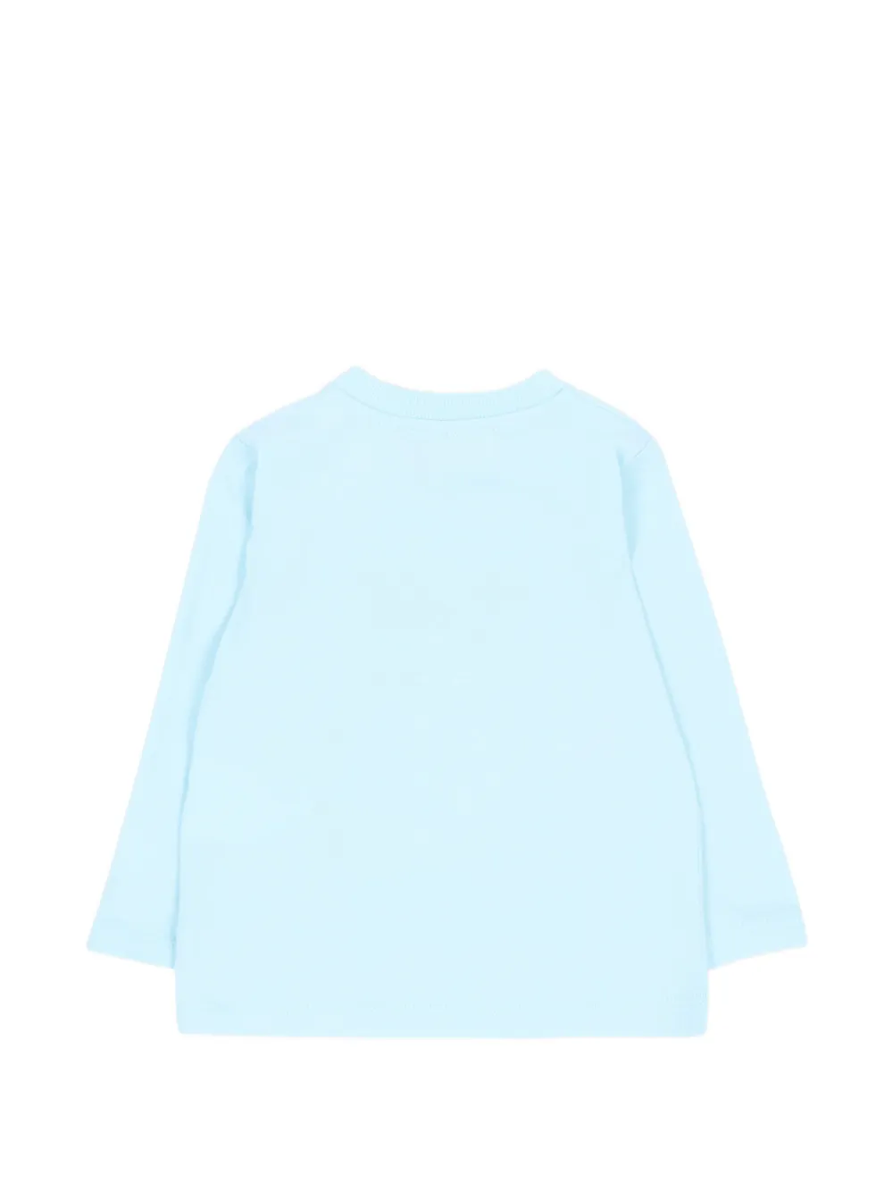 Moschino Kids T-shirt met lange mouwen Blauw