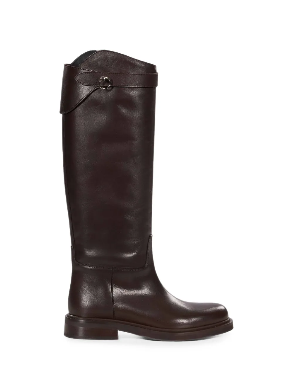 POEVE Fibi buckle-strap leather boots
