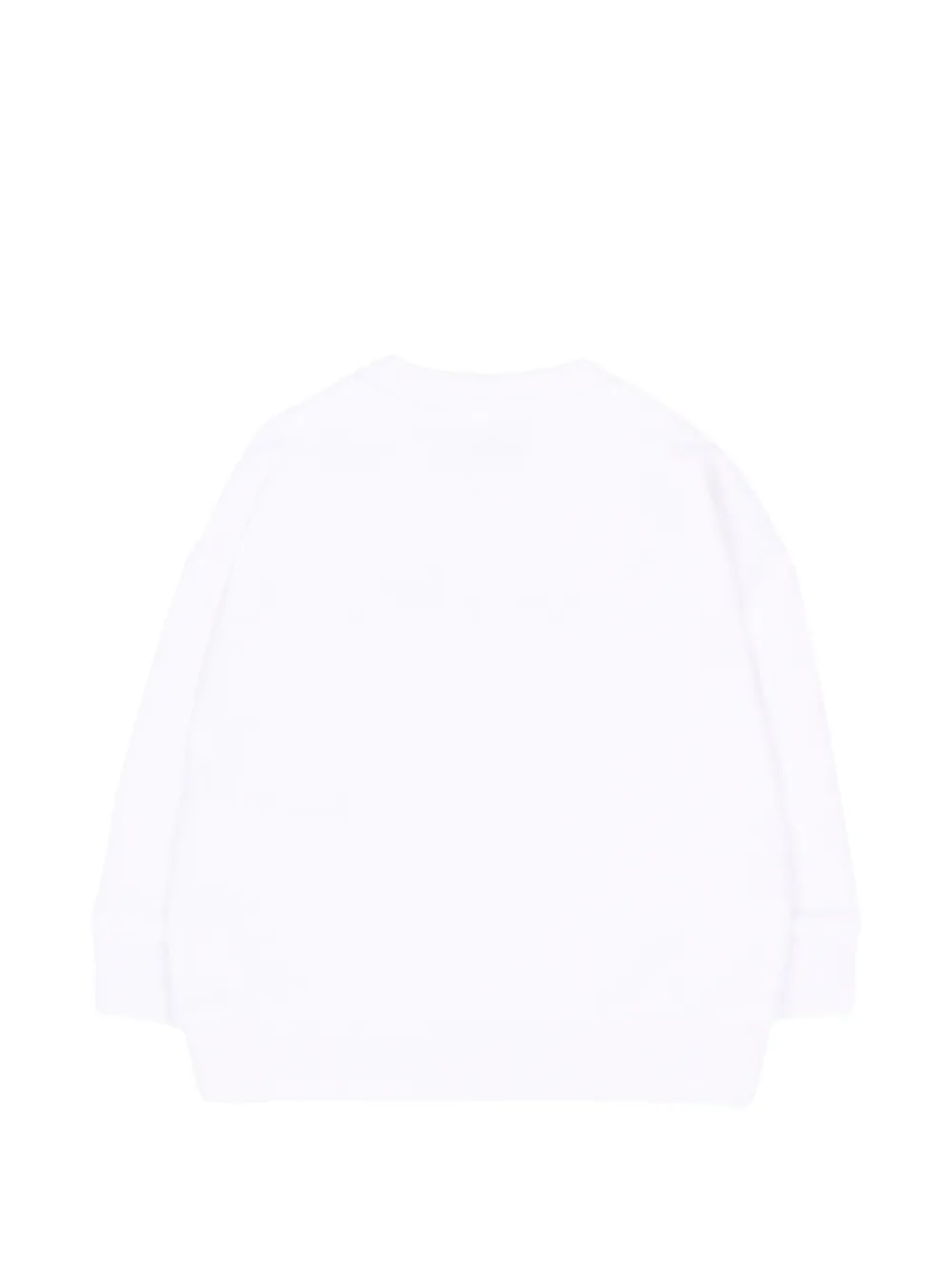 Moschino Kids Sweater met logoprint Wit