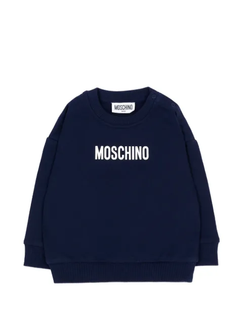 Moschino Kids logo-print sweatshirt