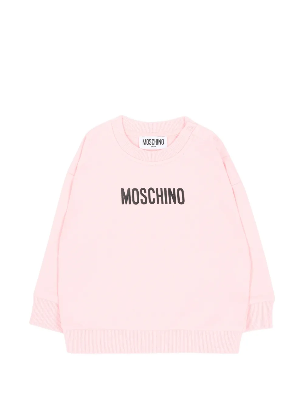 Moschino Kids logo-print sweatshirt - Rosa