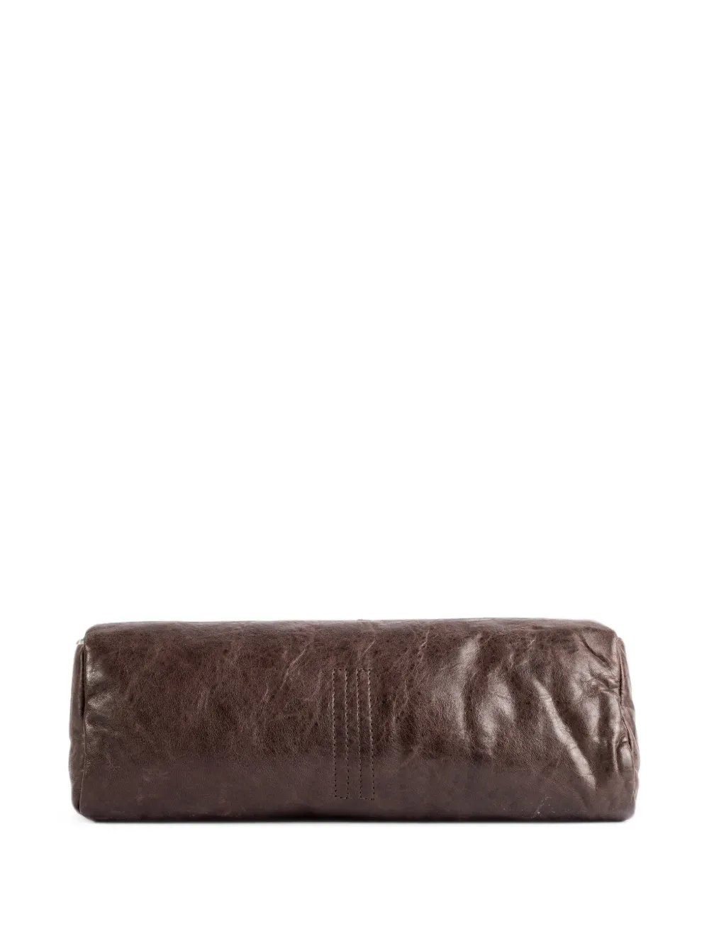 Rick Owens Gewatteerde clutch Bruin