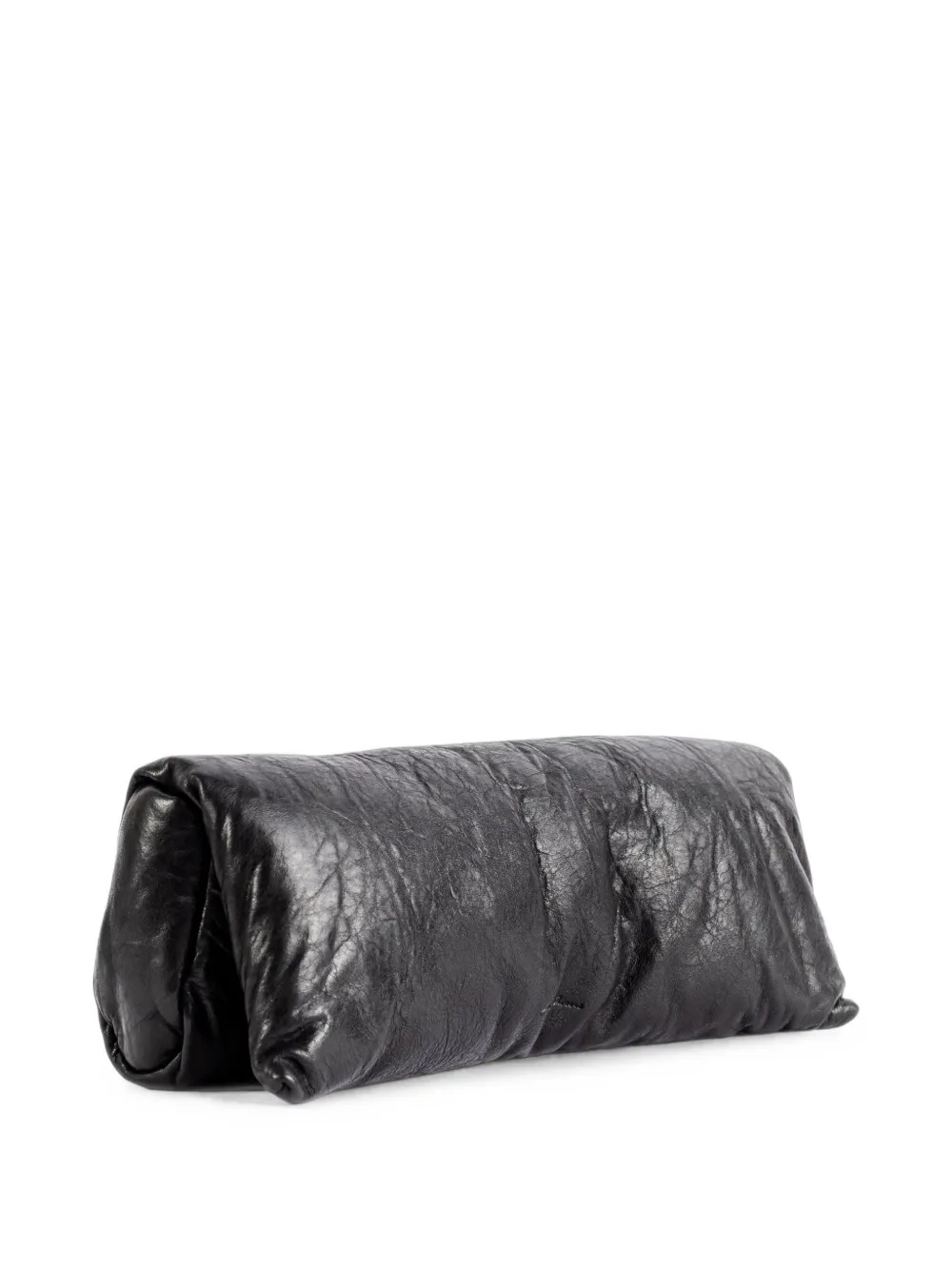 Rick Owens Gewatteerde clutch Zwart