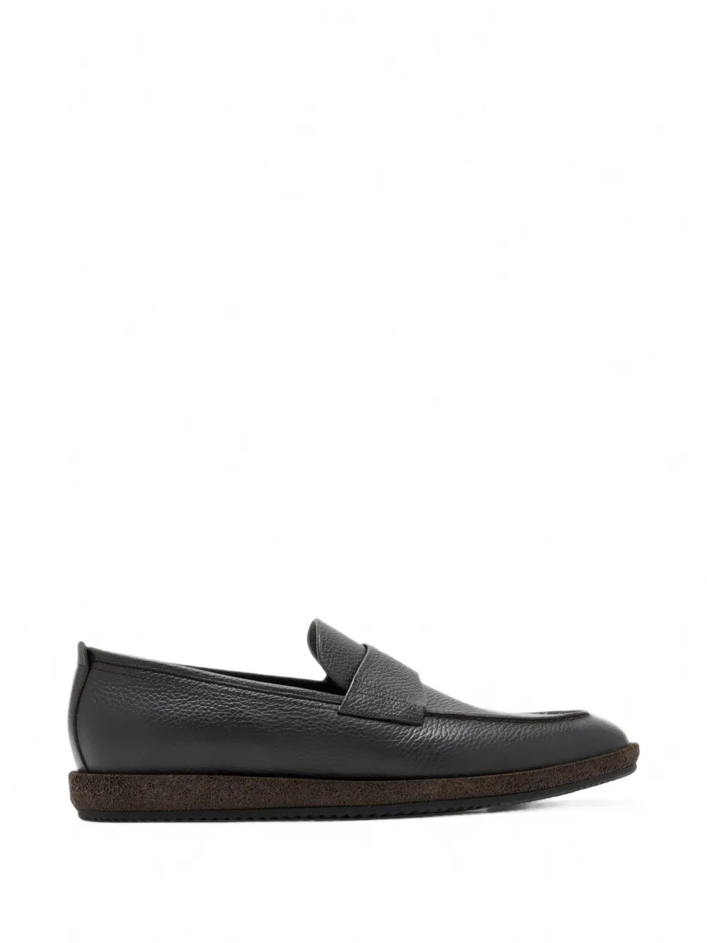 Neil Barrett almond-toe loafers - Marrone