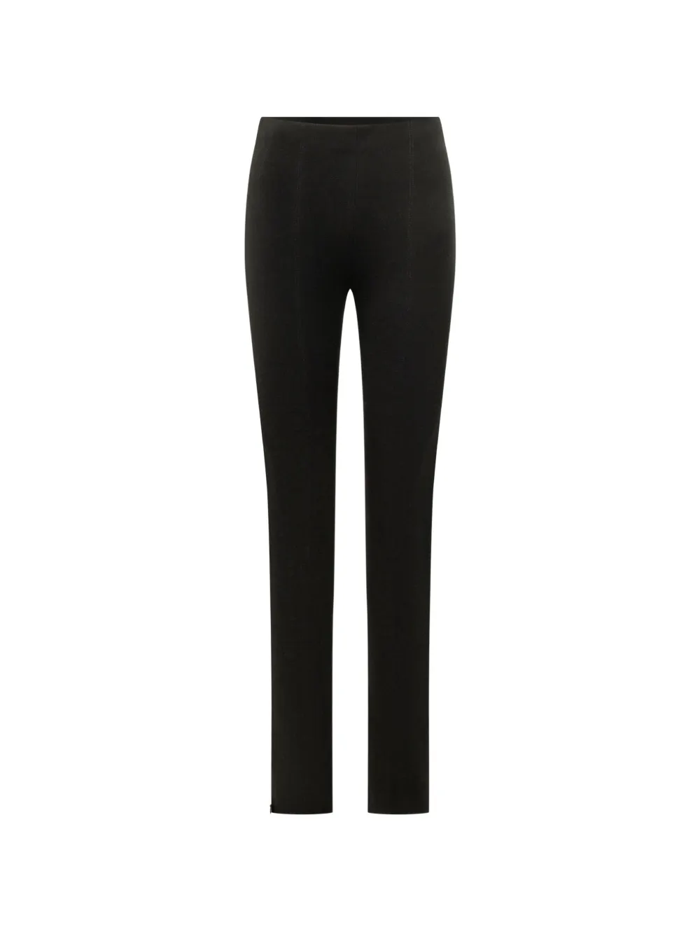 Msgm Seam-detail Trousers In Black