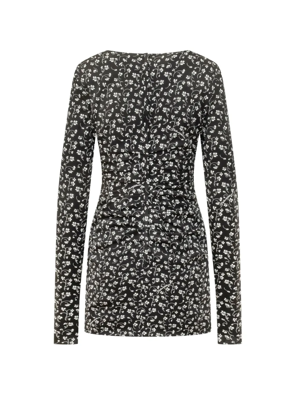Dolce & Gabbana floral-print mini dress Zwart