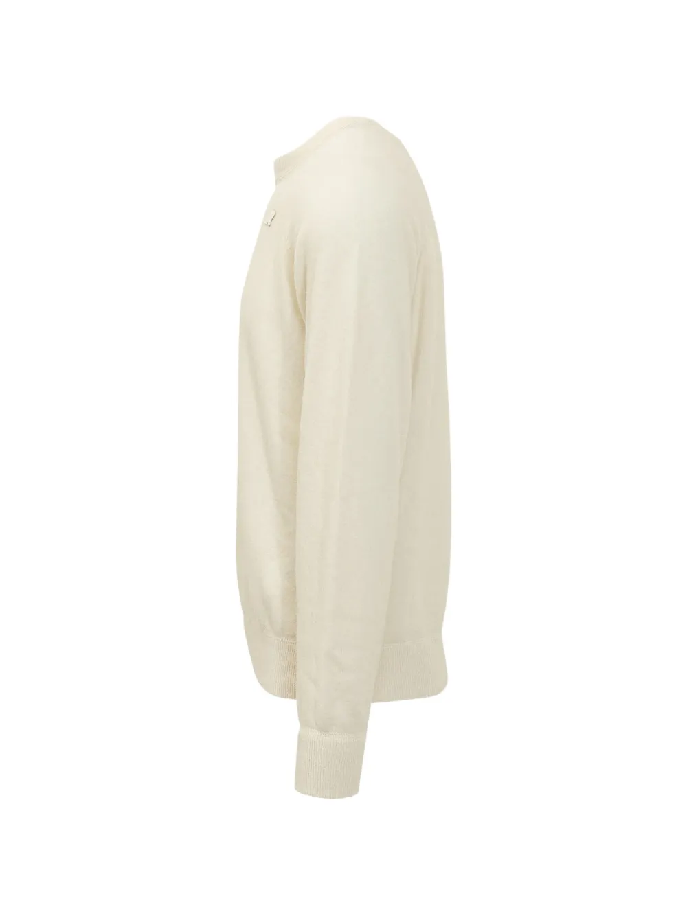 K-Way Fragan trui met logo-patch en raglanmouwen Beige