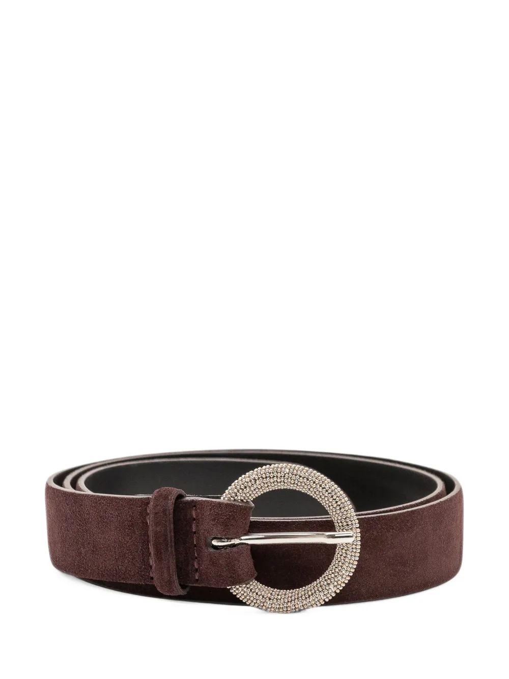 Orciani Peach embellished-buckle belt Bruin