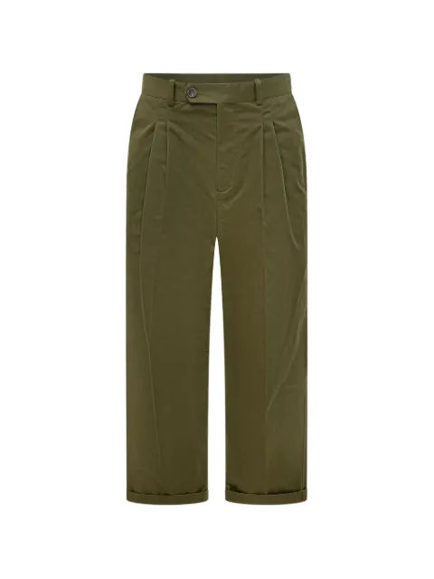 Drôle De Monsieur cropped pleated trousers
