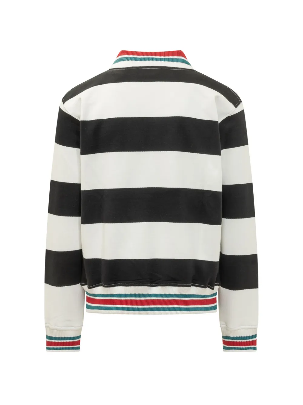Drôle De Monsieur Gestreept poloshirt Wit