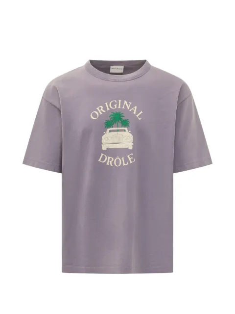 Drôle De Monsieur Car Palms graphic-print T-shirt