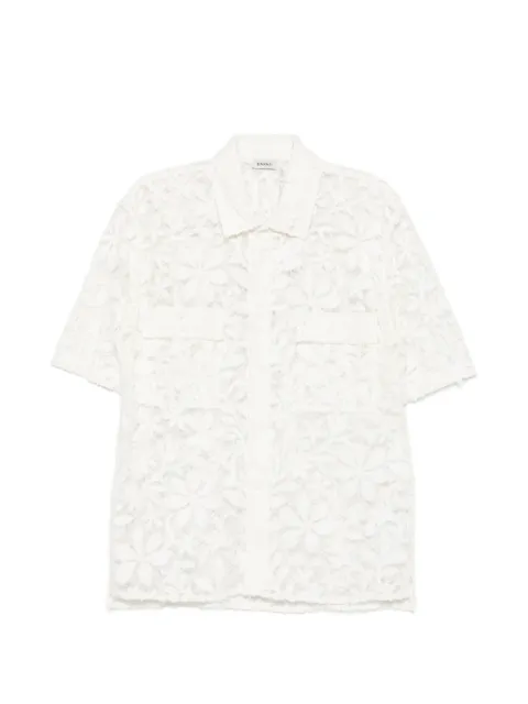 SIMKHAI  camiseta con encaje floral