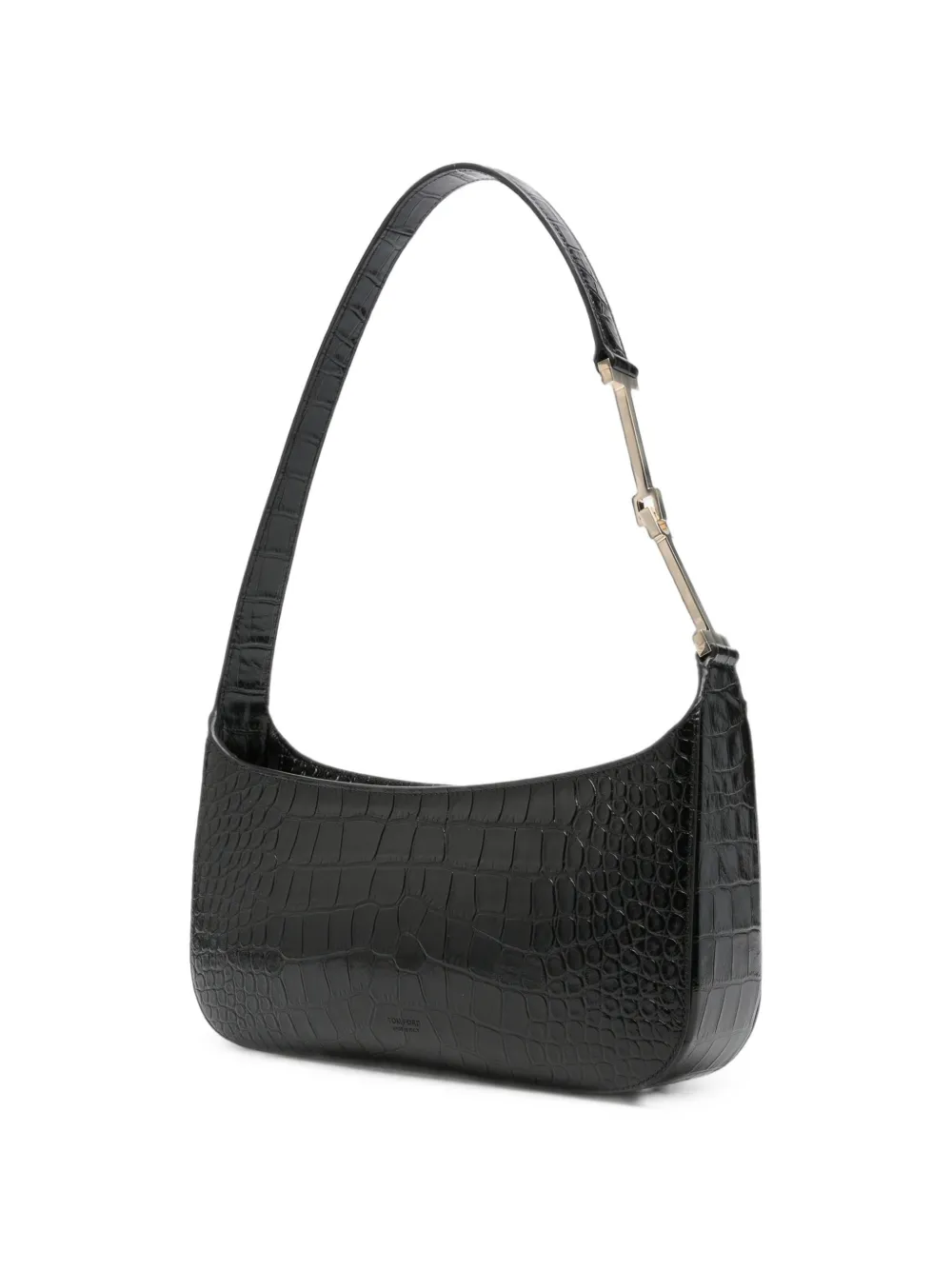 TOM FORD Leren schoudertas Zwart