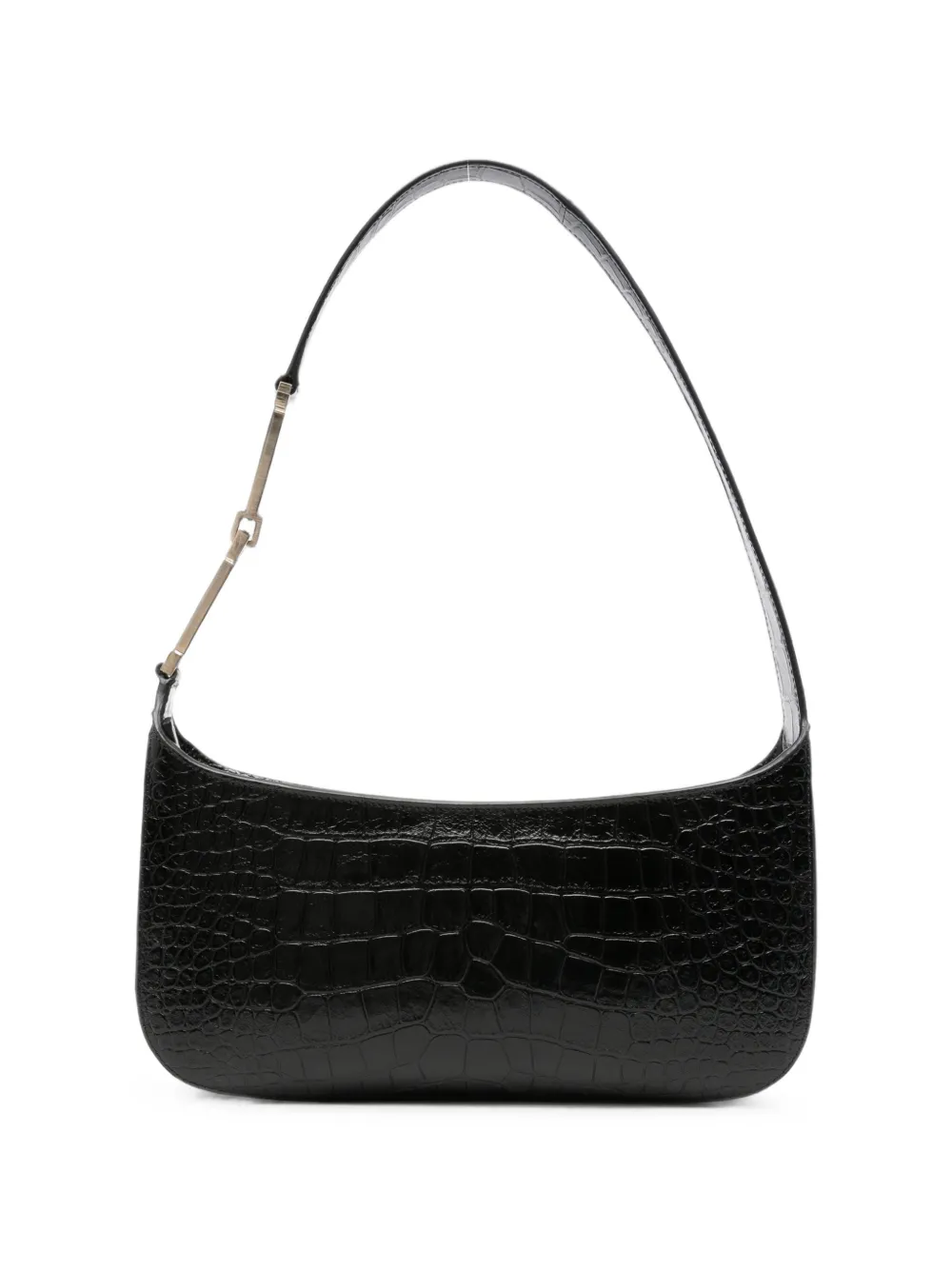 TOM FORD crocodile-effect leather shoulder bag - Nero