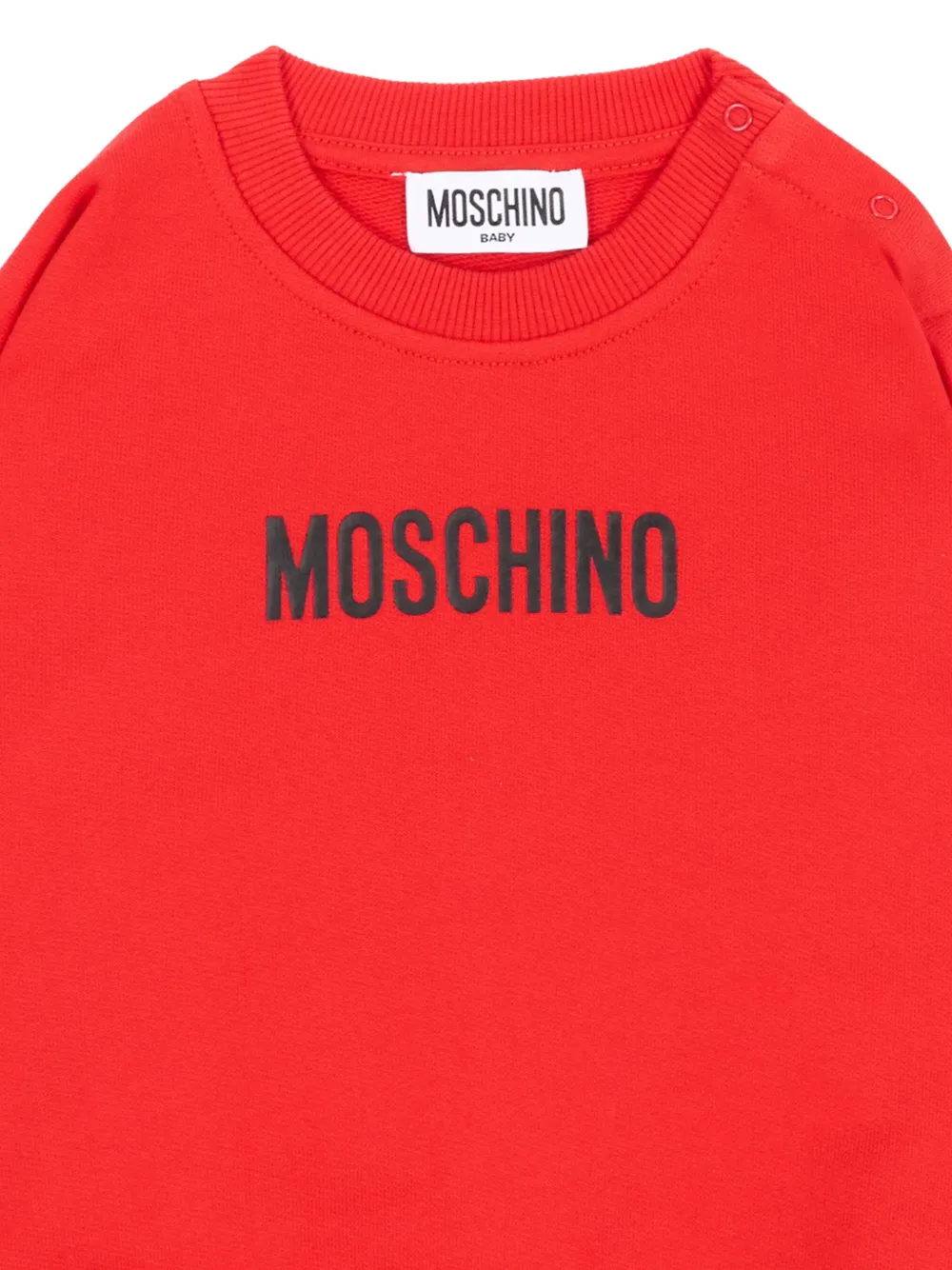 Moschino Kids Sweater met logoprint Rood